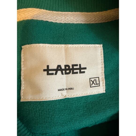 LABEL Go-To Crew Sweatshirt Women’s Size XL Green Comfy Cozy Pullover NWT $85 - Picture 5 of 7